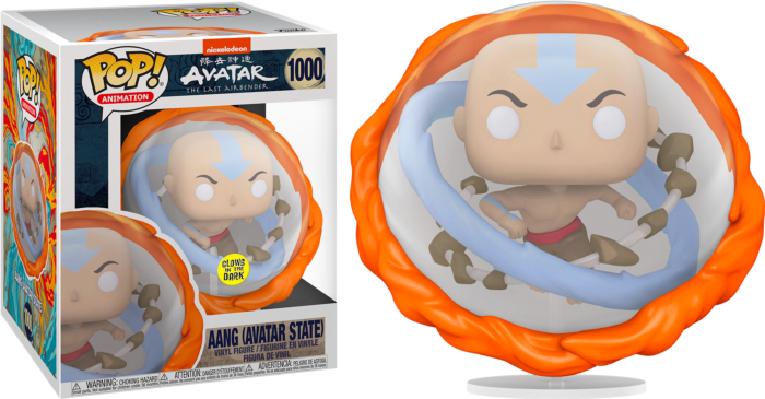 Funko Pop Avatar The Last Airbender Aang In Avatar State Glow In