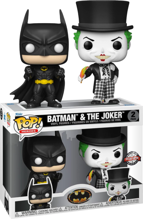 Funko Pop! Batman (1989) - Batman & The Joker - 2-Pack | The Amazing  Collectables