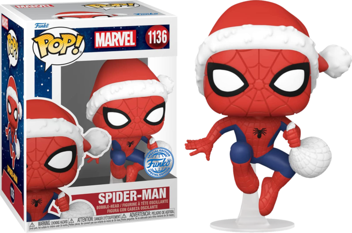 Funko Pop! Spider-Man - Spider-Man in Santa Hat Beyond Amazing #1136 | The  Amazing Collectables