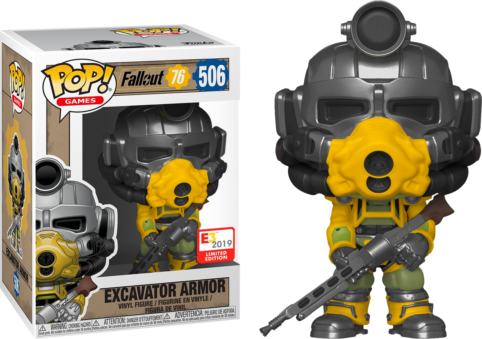 Funko Pop! Fallout 76 Excavator Armor #506 (2019 E3 Convention | The Amazing Collectables