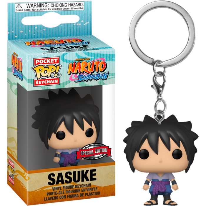 sasuke pop keychain