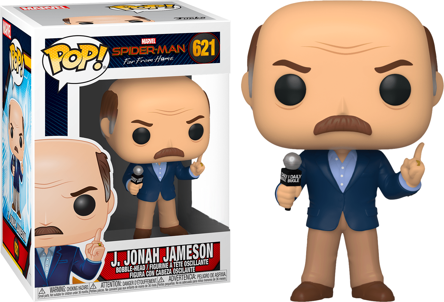 Funko Pop Spider Man Far From Home J Jonah Jameson 621 The Amazing Collectables