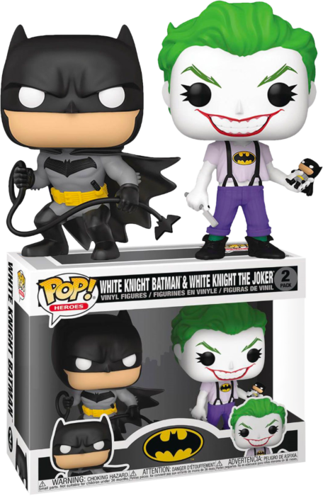 Funko Pop! Batman: White Knight - Batman & The Joker - 2-Pack | The Amazing  Collectables