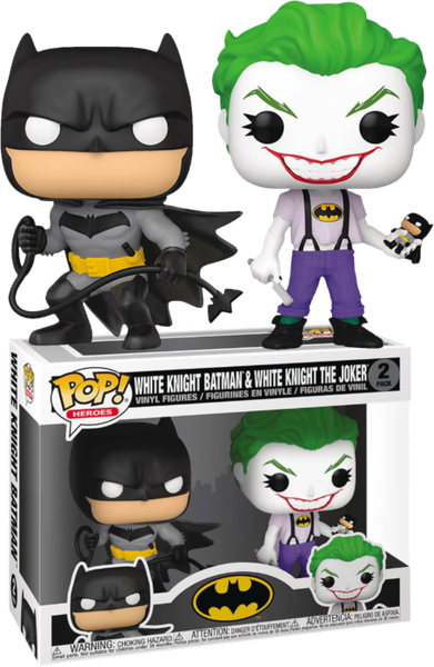 Funko Pop! Batman: White Knight - Batman & The Joker - 2-Pack | The Amazing  Collectables