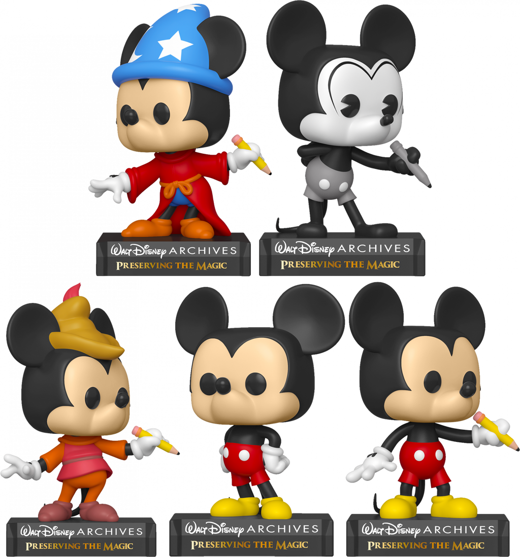 mickey mouse funko pop set