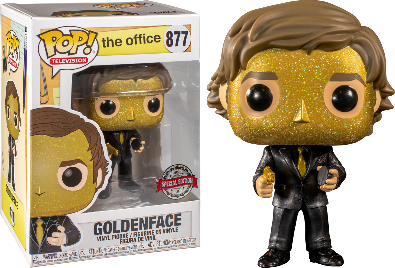 Funko Pop The Office Jim Halpert Goldenface 877 The Amazing Collectables