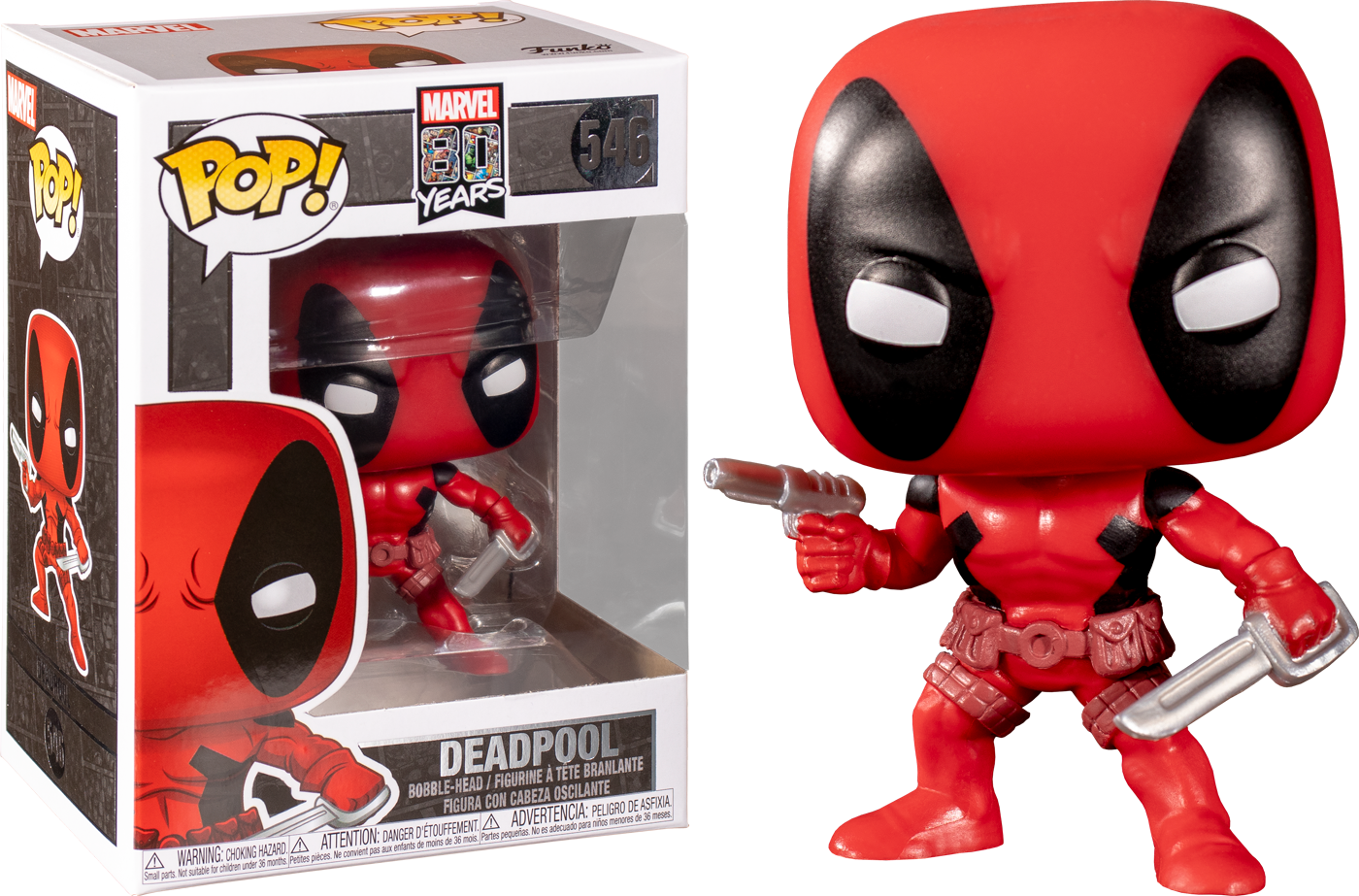 Funko Pop! Deadpool - Deadpool First Appearance 80th Anniversary #546 Amazing Collectables