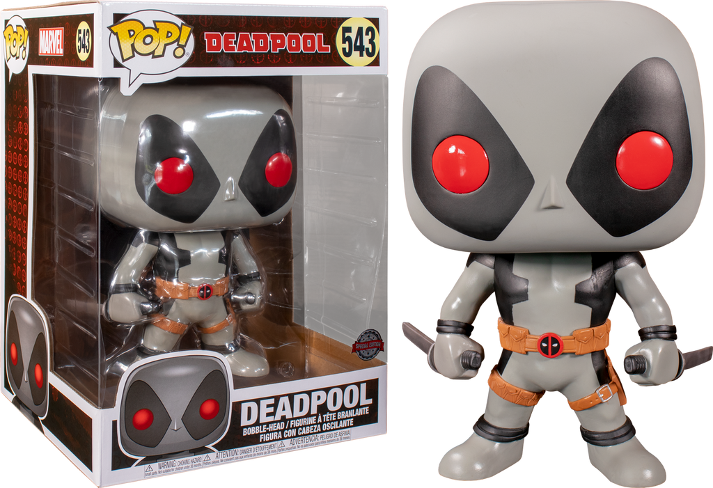 Funko Pop! Deadpool - Deadpool with Swords Grey 10” #543 | The Amazing ...