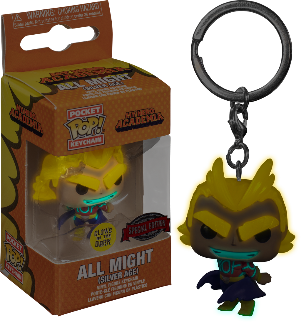 all might funko pop keychain