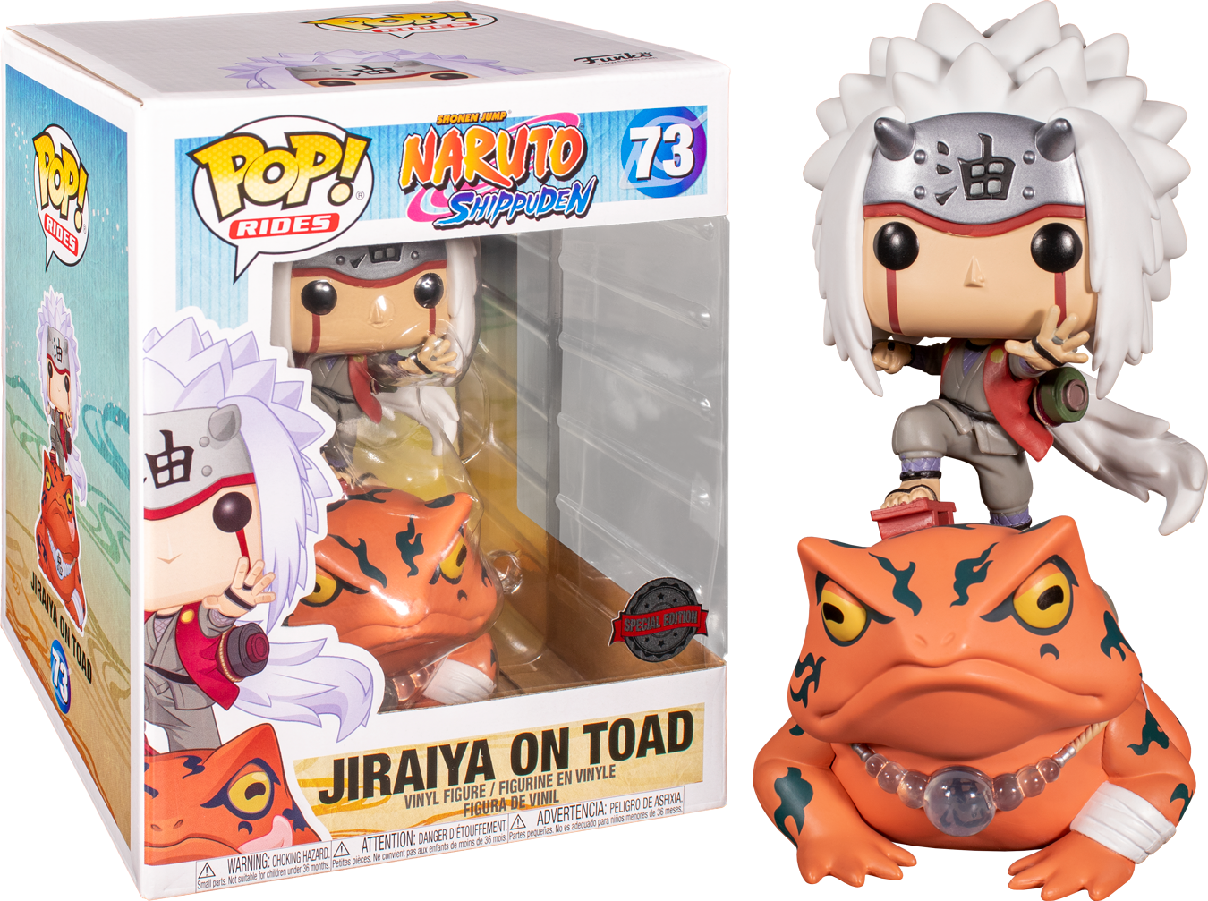 Funko Pop Rides Naruto Jiraiya On Toad 73 The Amazing Collectables