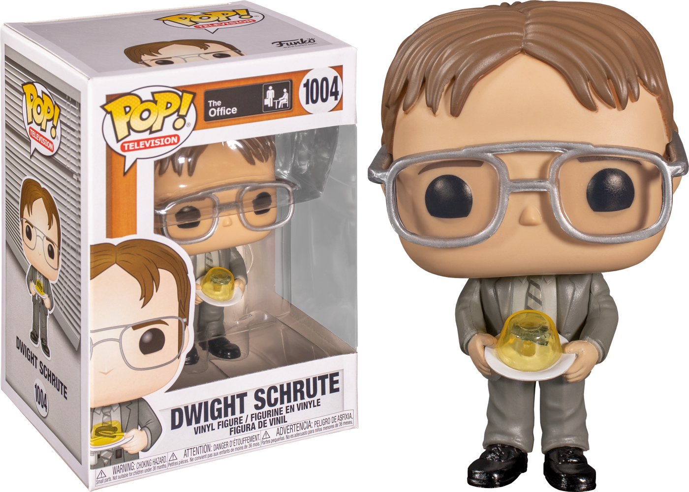 Funko Pop The Office Dwight Schrute With Jello Stapler 1004 The Amazing Collectables