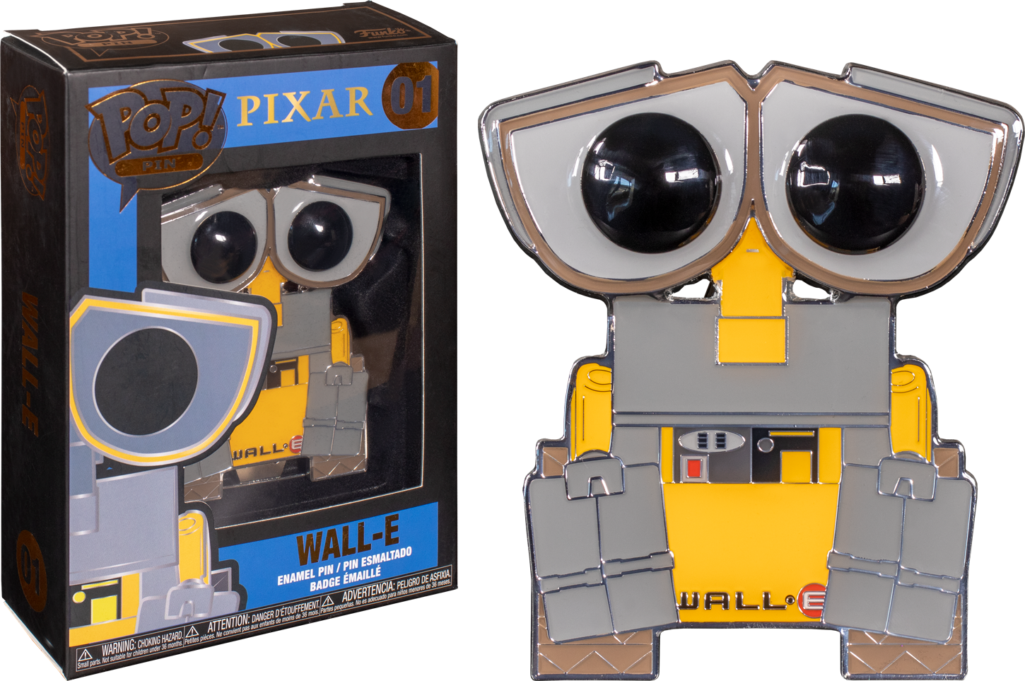 Funko Pop Wall E Wall E 4 Enamel Pin 01 The Amazing Collectables