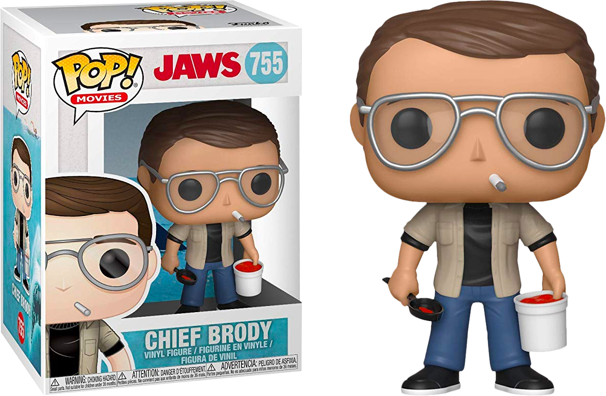 Movies Jaws 755 Chief Brody Funko Pop Funko Tv Movie Video Game Action Figures