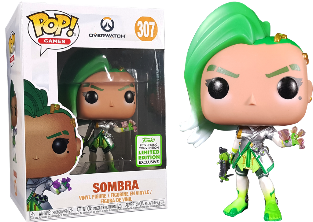 Funko Pop Overwatch Sombra Glitch 307 19 Spring Convention Exclusive The Amazing Collectables