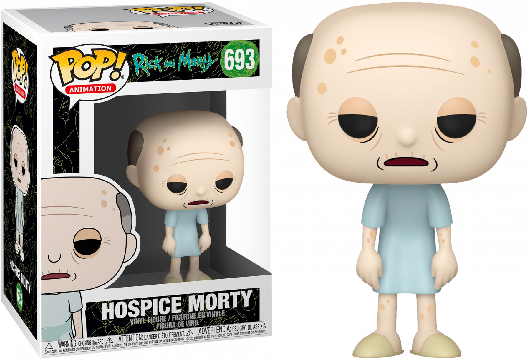 Funko Pop Rick And Morty Hospice Morty 693 The Amazing Collectables