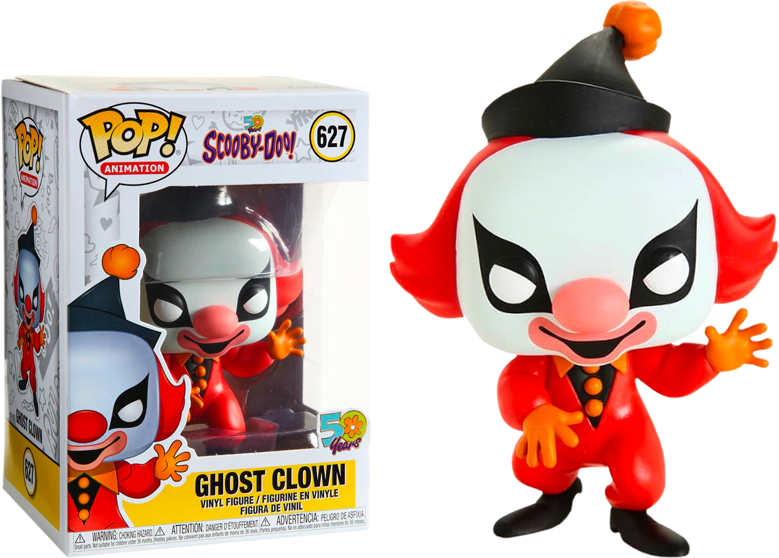 Funko Pop Scooby Doo Ghost Clown 627 The Amazing Collectables