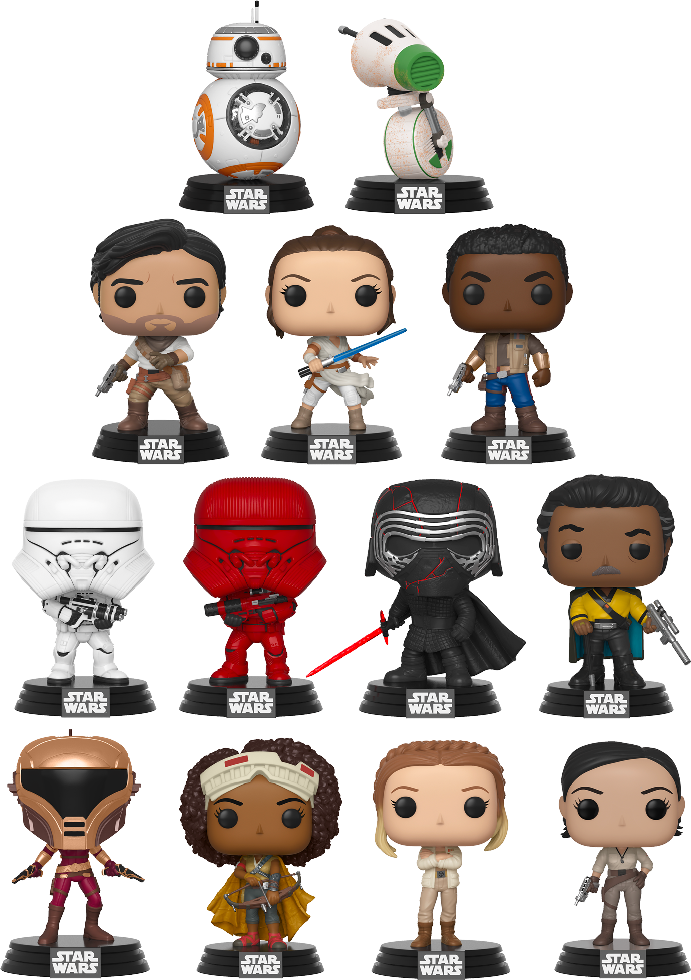 star wars the rise of skywalker funko pop