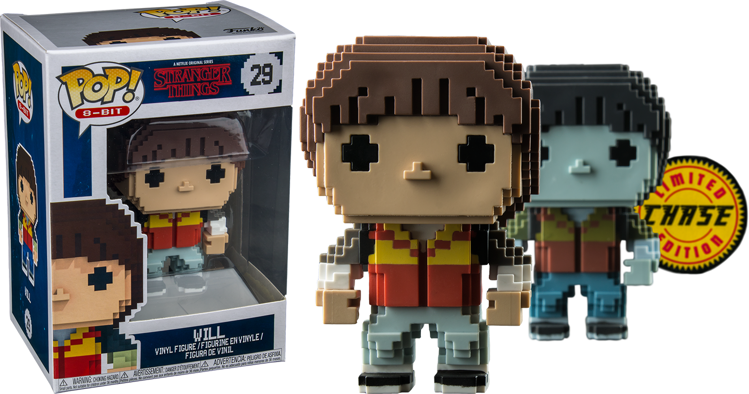 Funko Pop Stranger Things Will 8 Bit 29 Chase Chance The Amazing Collectables