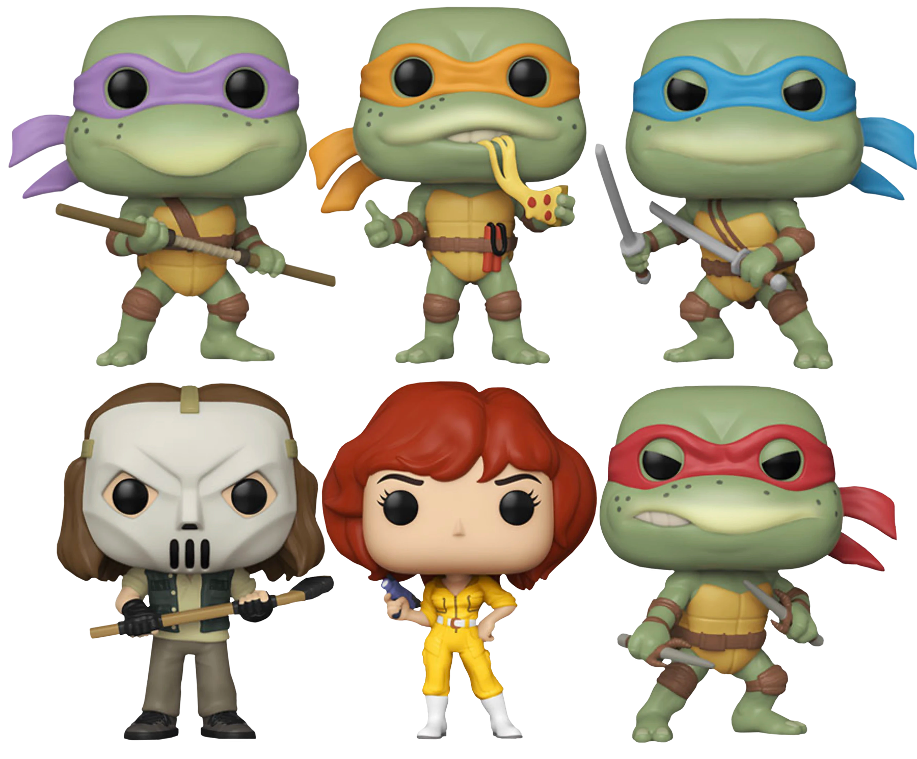 Funko Pop Teenage Mutant Ninja Turtles 1990 Heroes In A Pop Bundle Set Of 6 The Amazing Collectables