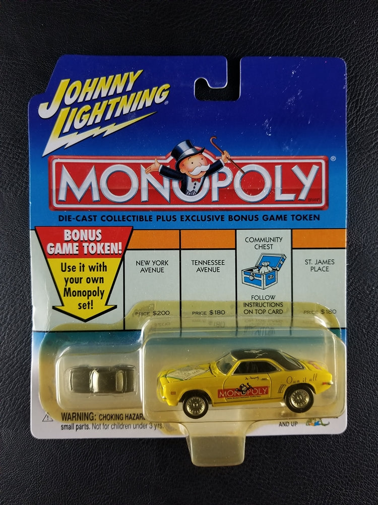Johnny Lightning - '69 Camaro (Yellow) [Monopoly, Marvin Gardens]