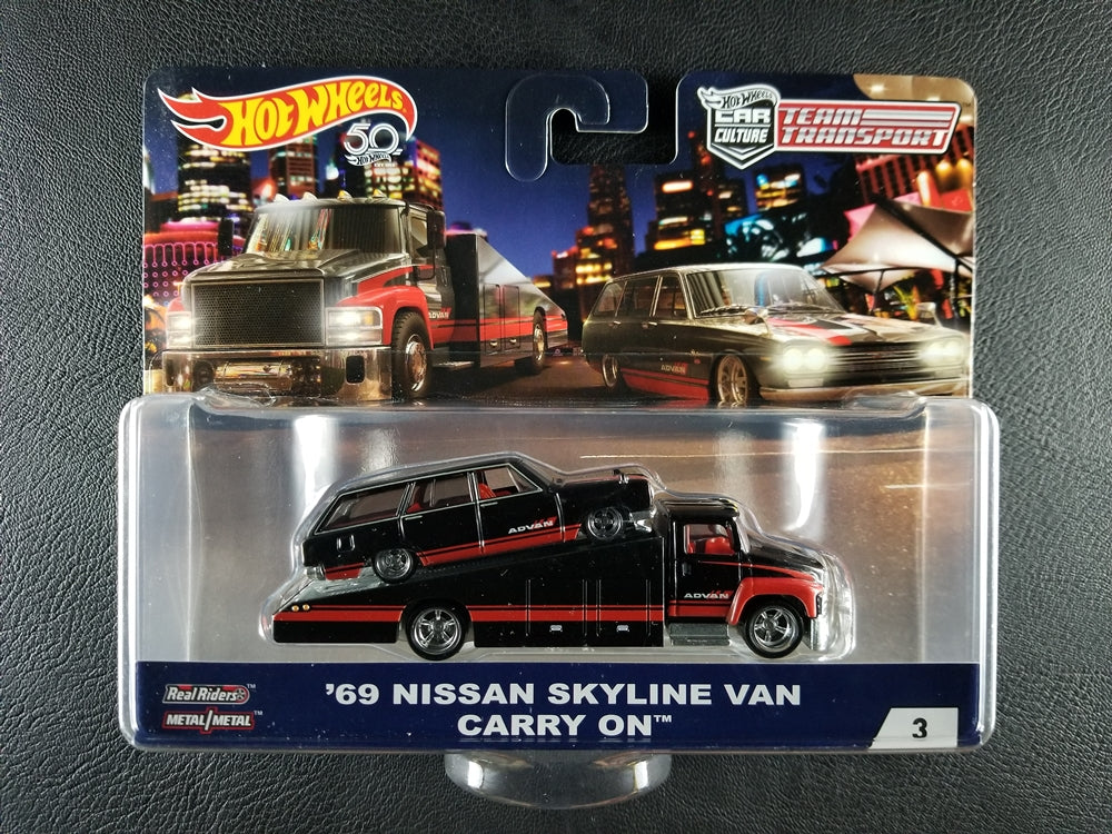 hot wheels 69 nissan skyline van carry on