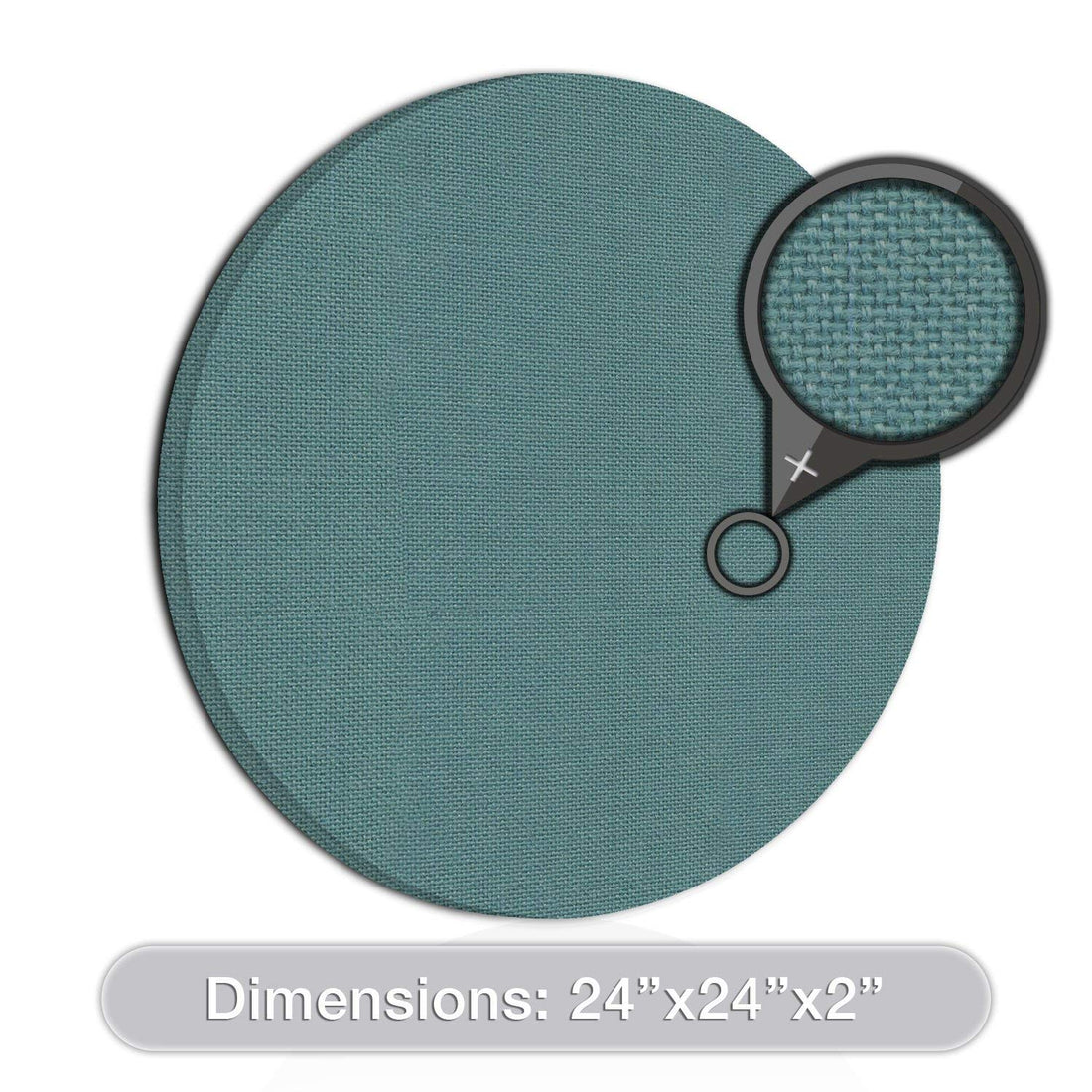 [2-Pack] ADW Acoustic Panel Circle - 24" diameter x 2"