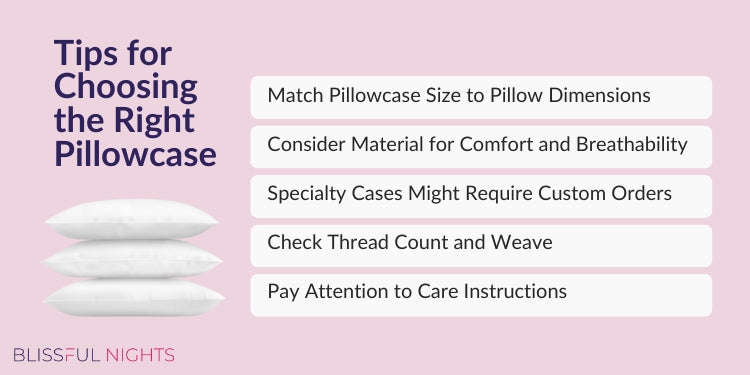 Tips for Choosing the Right Pillowcase