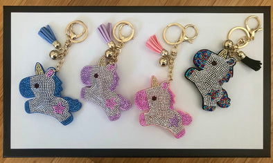 FUN Multi Color Horse Key Chain - Horses Unplugged LLC