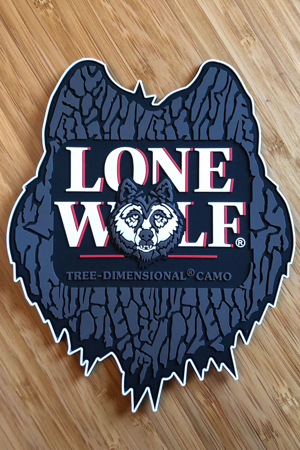 Lone Wolf Custom Gear Woven Patch