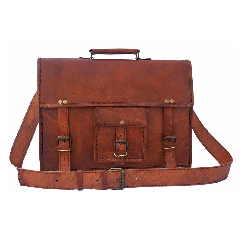 leather crossbody briefcase