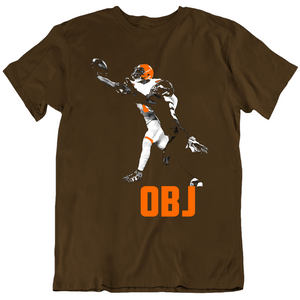 Men's Brown Cleveland Browns Go To Bat T-Shirt