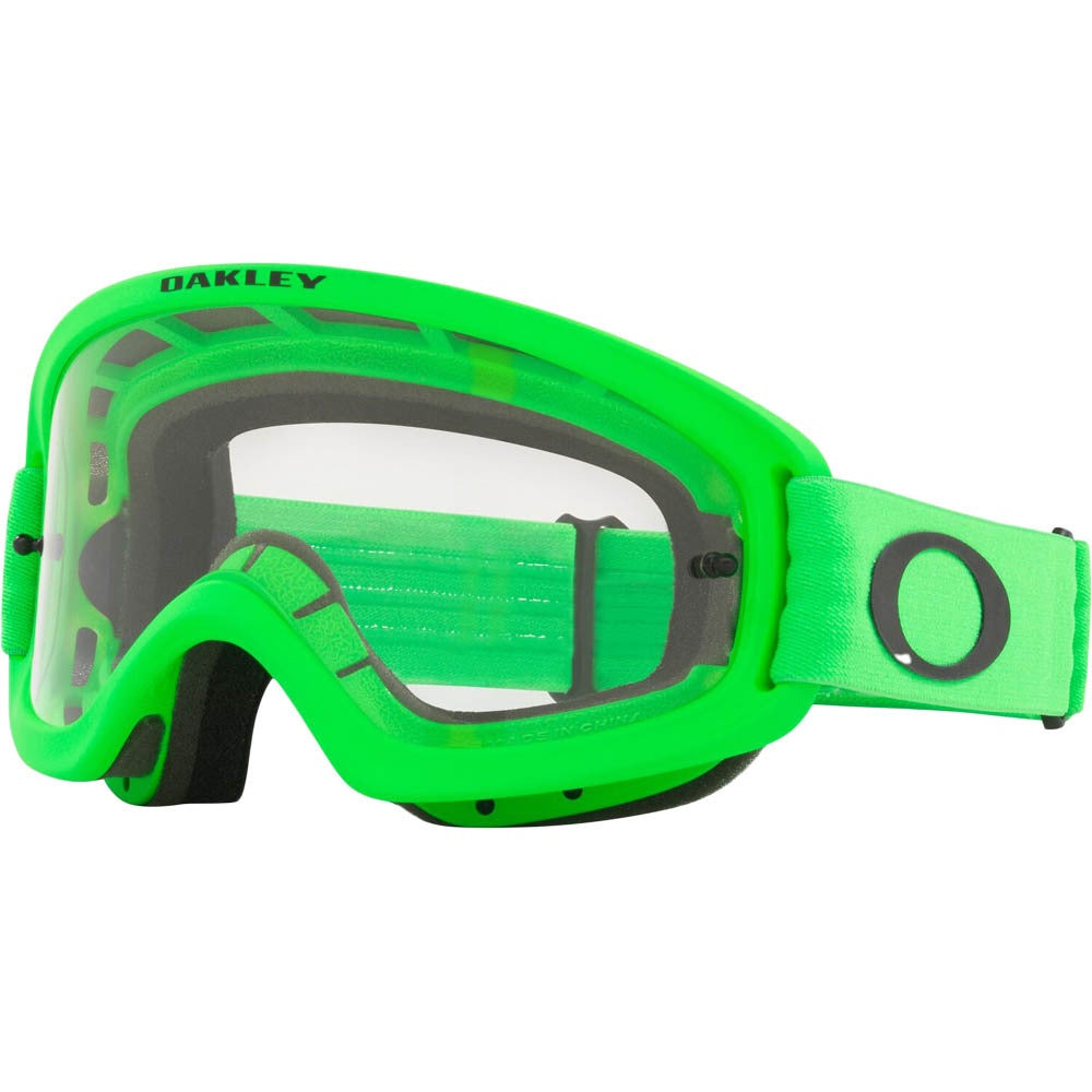 OAKLEY O-FRAME  XS PRO GREEN GOGGLES WITH HI IMPACT CLEAR LENS