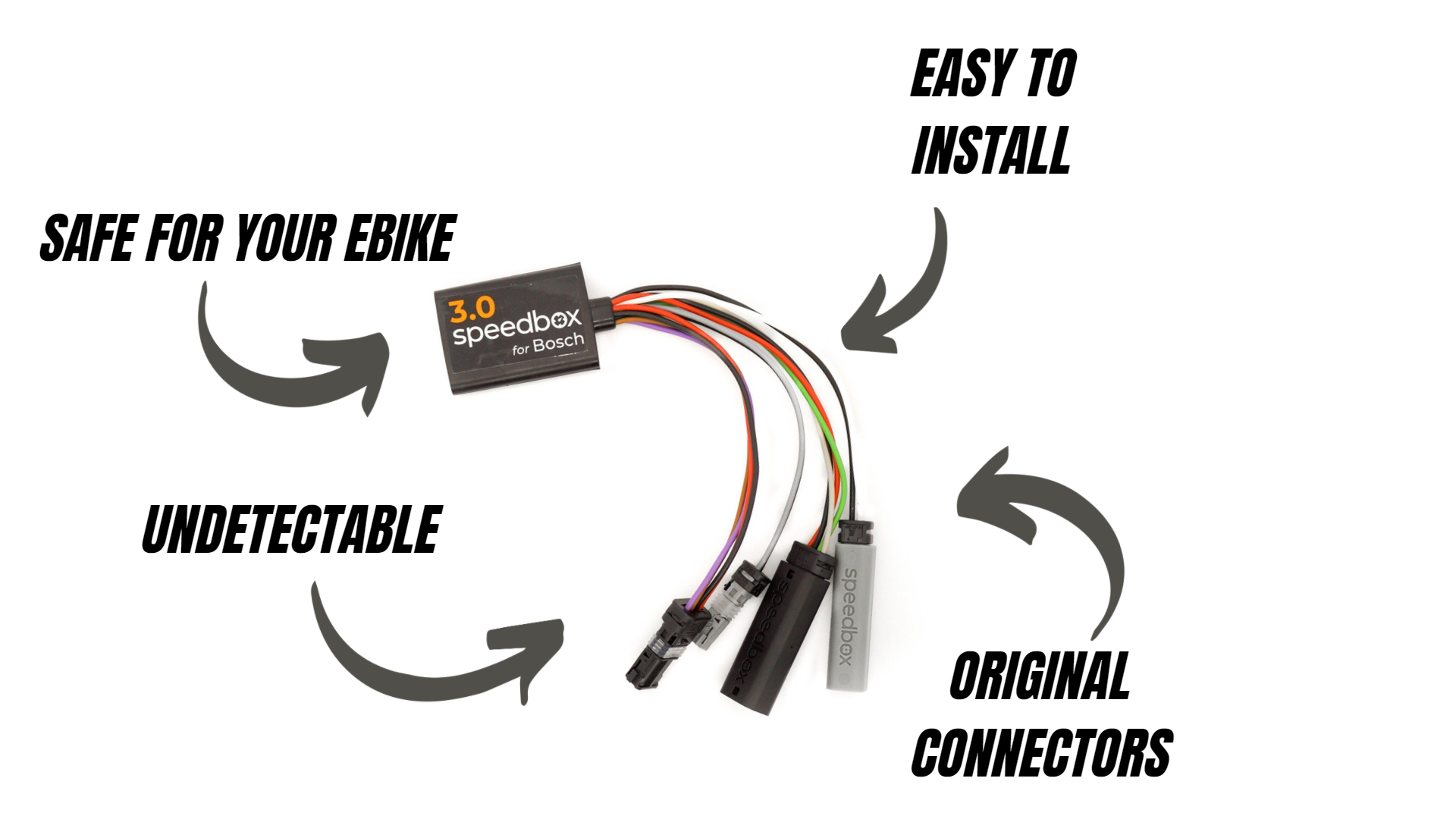 Speedbox 3.0 for Bosch // eBike Tuning also for Bosch 4th generation  engines // Smart tuning chip 3rd generation with crank puller :  : Sports & Outdoors