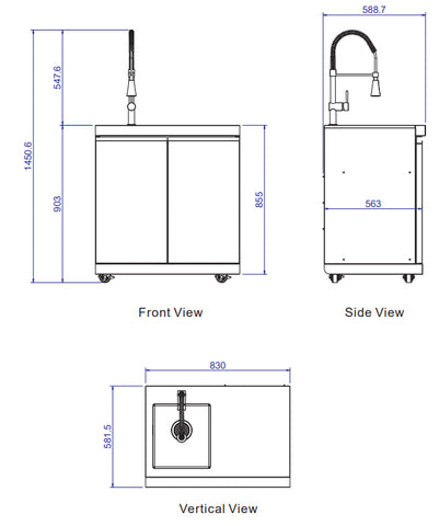 sink measurement