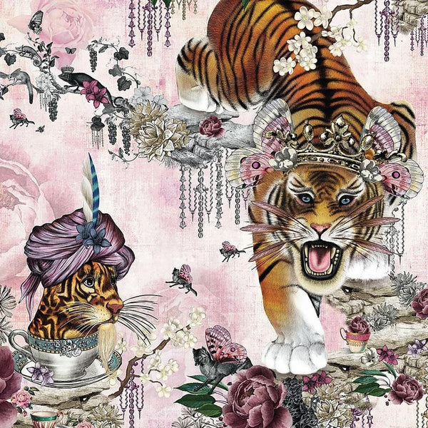 Tigers Teatime Wallpaper