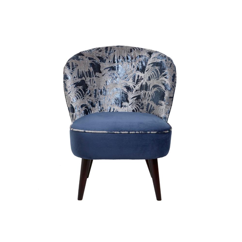 Ascot Occasional Chair - Tropicale Midnight – Lime Lace