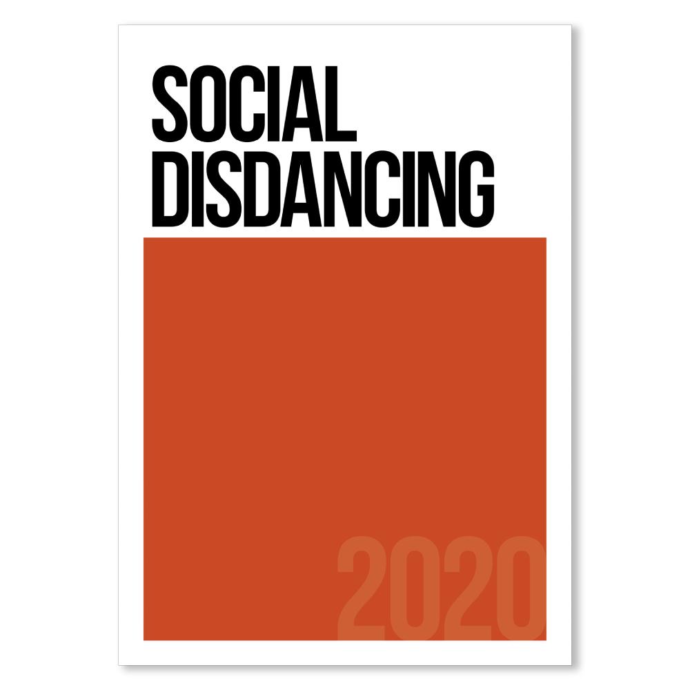 SOCIAL DISDANCING 2020 Poster Print – Lime Lace