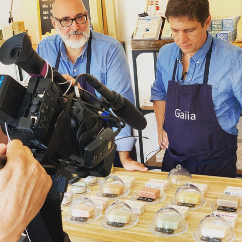 rencontre avec les fondateurs de la marque GAIIA, qui produit des savons saponifiés à froid