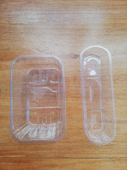 Empty food containers