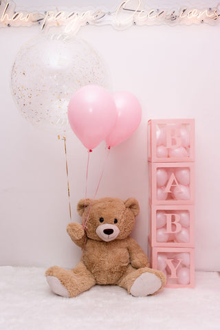 Giant teddy bear for baby showers