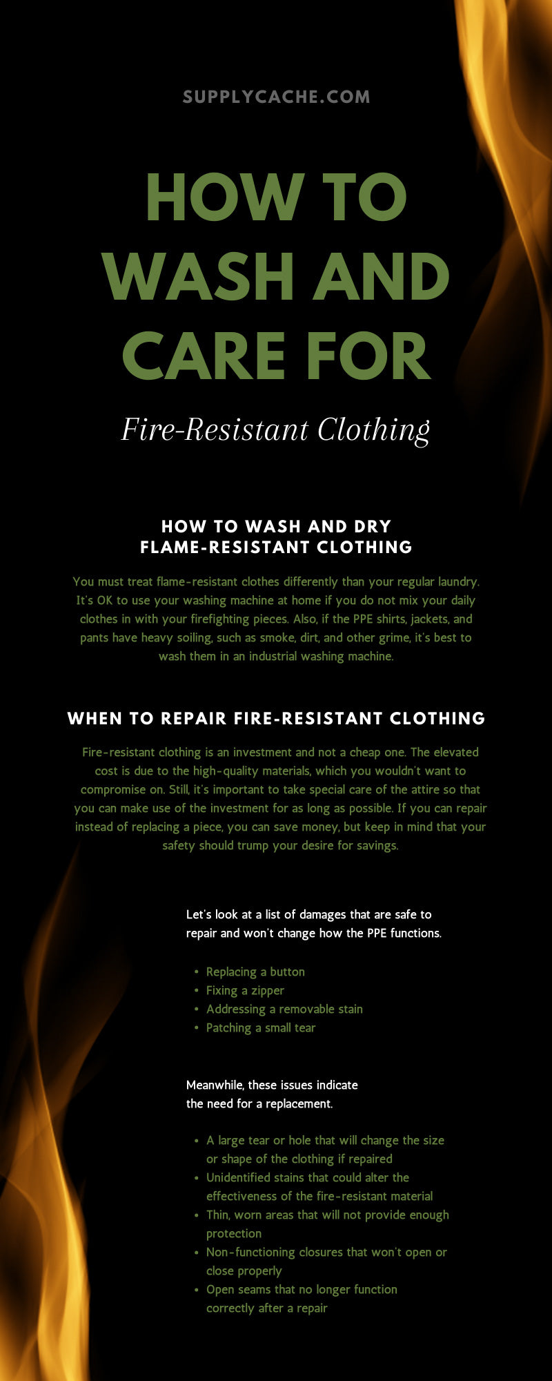 How To Wash and Care for Fire-Resistant Clothing