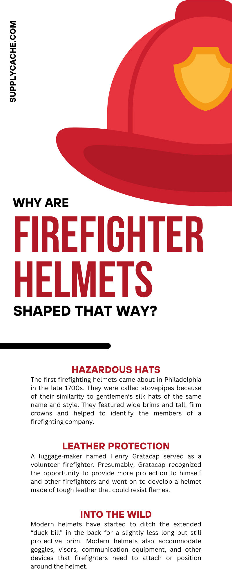 Why Are Firefighter Helmets Shaped That Way?