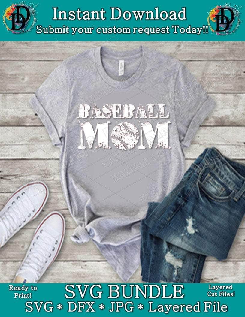 Baseball Mom Sublimation  Baseball Sublimation Files - SVG by AM