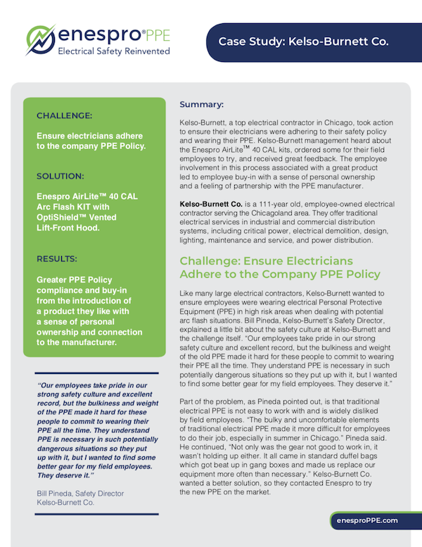 Enespro Case Study Kelso Burnett