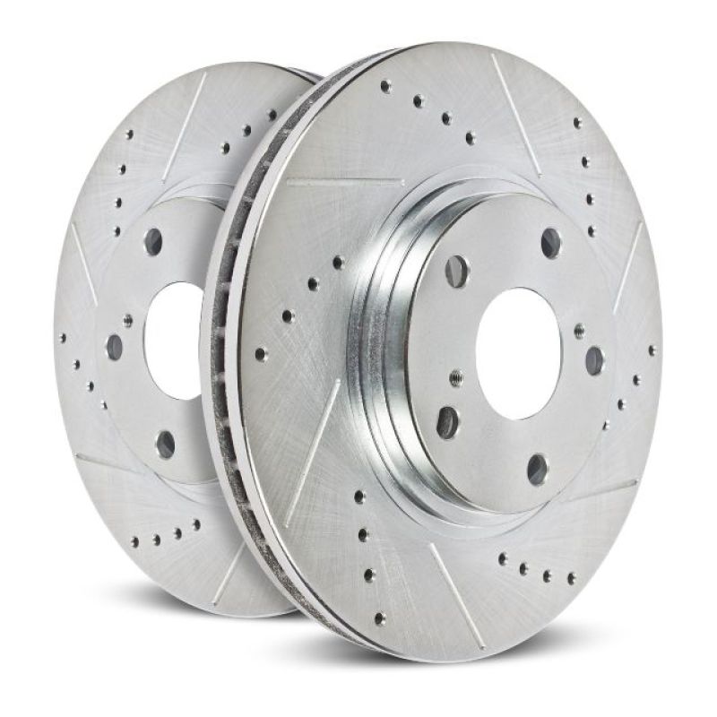 Power Stop 13-16 Ford F-450 Super Duty Front Right Evolution Drilled & Slotted Rotor - carmaspeed product image