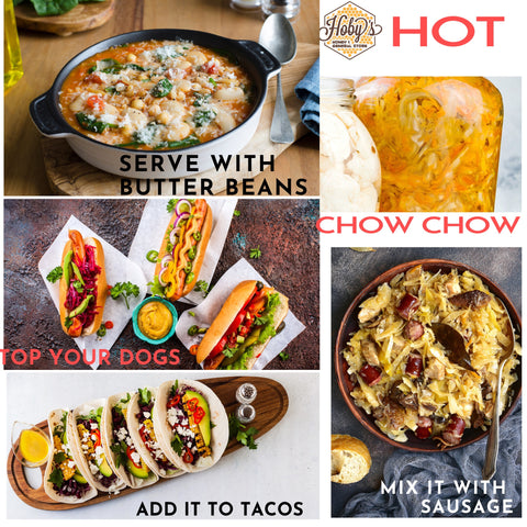 ways to use hot chow chow