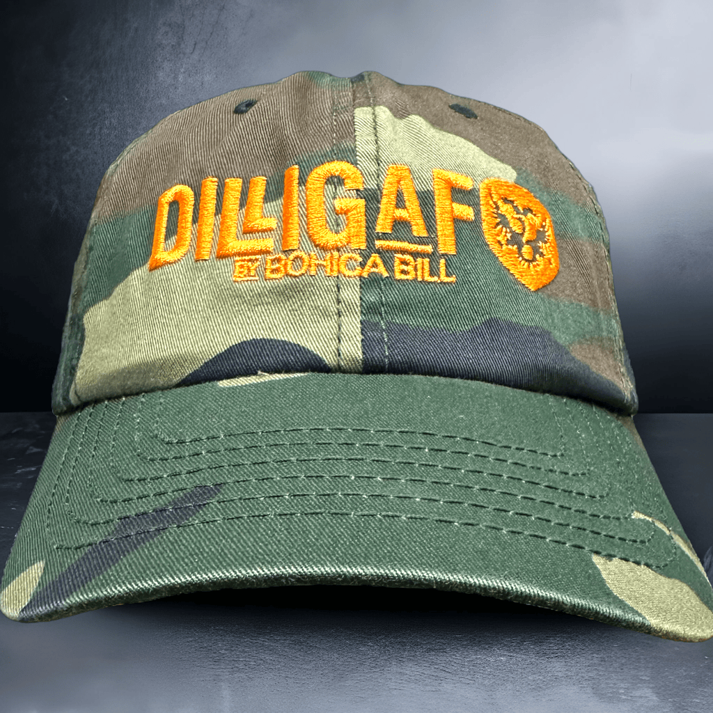Camoflage Dilligaf Hat – Dilligaf by Bohica Bill