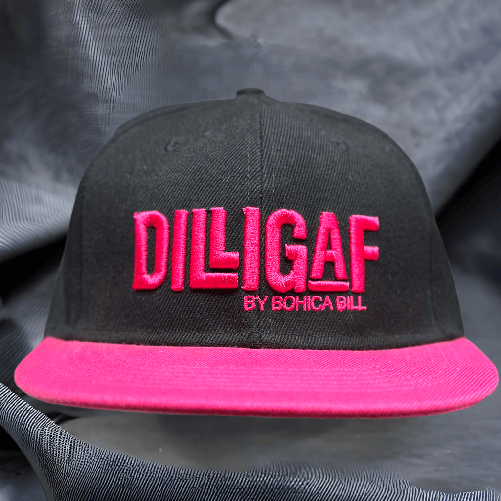 Yellow Dilligaf Flat Brim Snap Back Hat