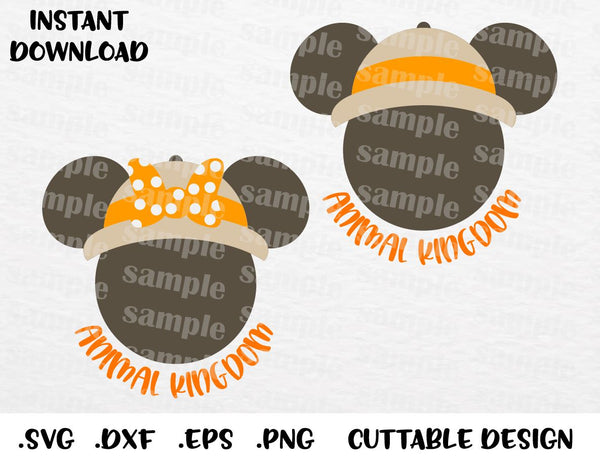 Download Animal Kingdom Mickey and Minnie Ears with Safari Hat ...