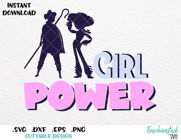 Download Bo Peep And Jessie Girl Power Toy Story Inspired Cutting File In Svg Enchantedsvg